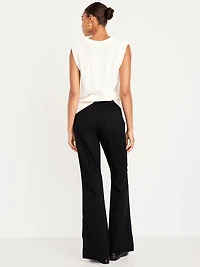Mid-Rise Flare Pants