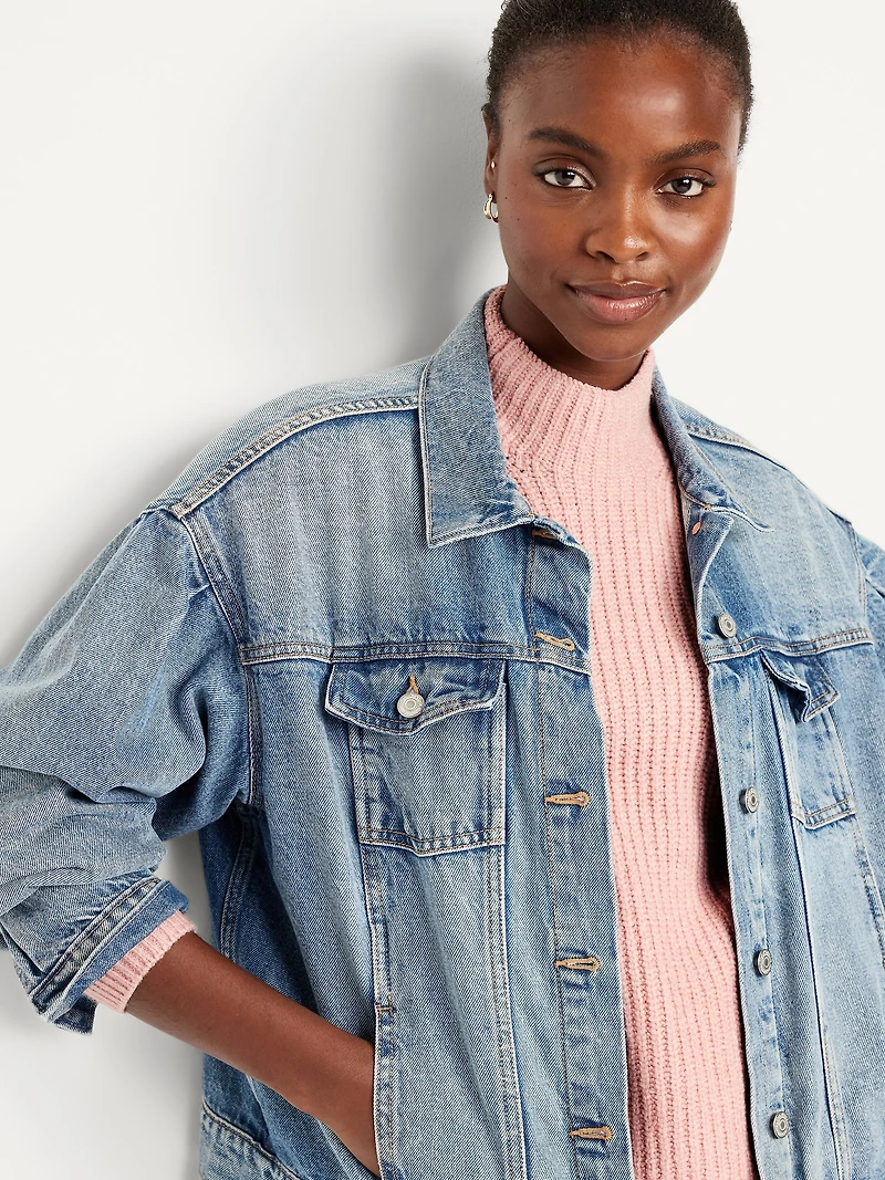 SoSoft Cropped Mock-Neck Sweater