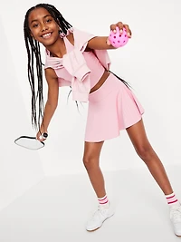 High-Waisted PowerSoft Ribbed Skort for Girls