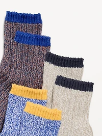 Marled Boot Socks 3-Pack for Toddler & Baby