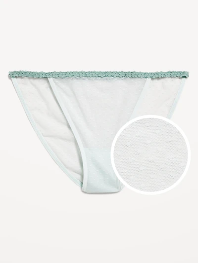 Mesh String Bikini Underwear