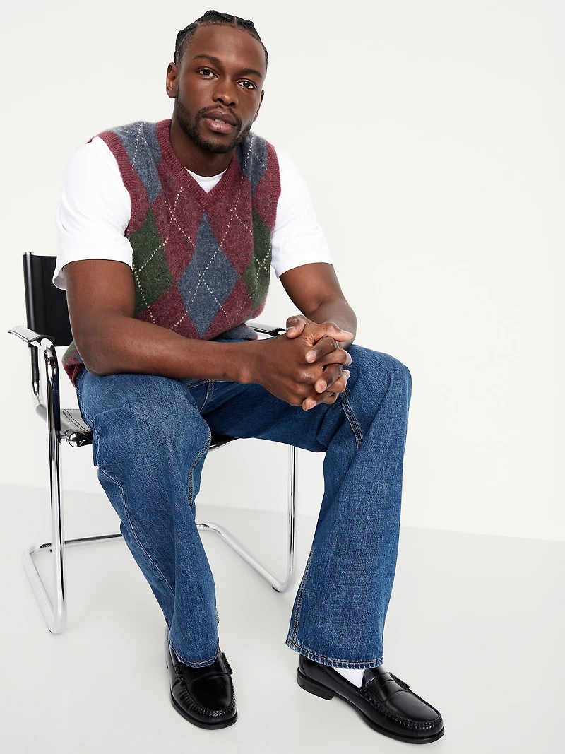 Wool-Blend Sweater Vest