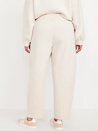High-Waisted Bounce Fleece Barrel Sweatpants