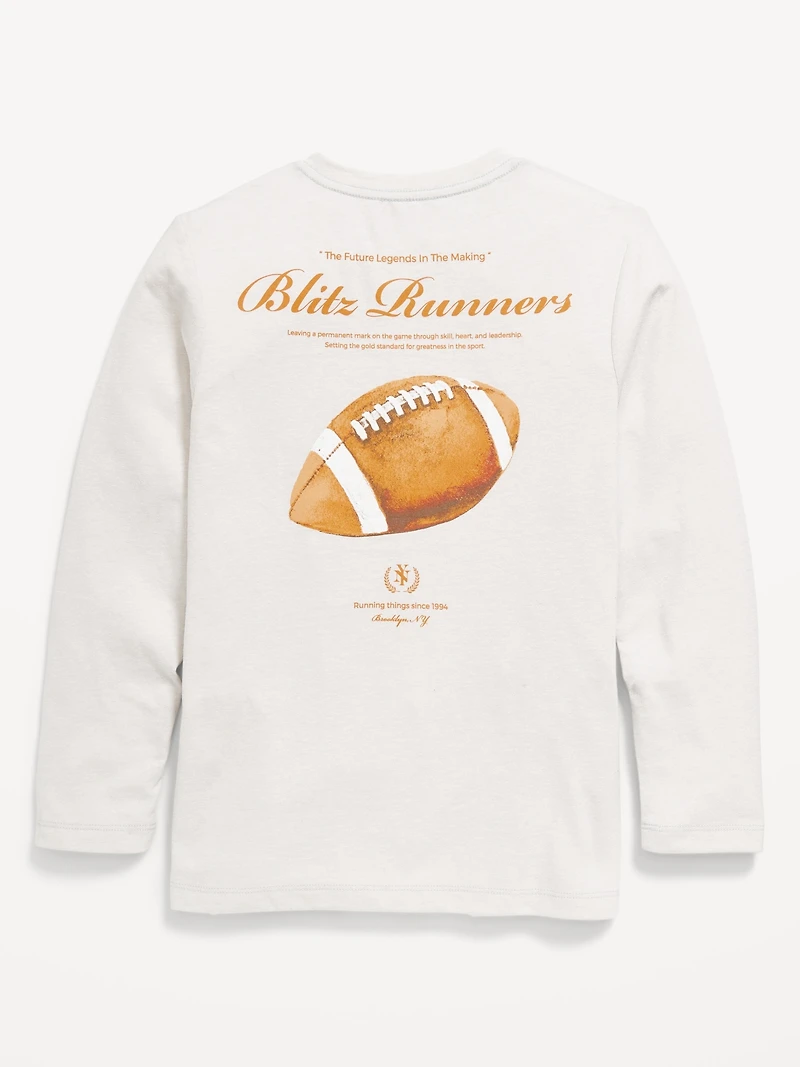 Long-Sleeve Graphic T-Shirt for Boys