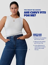Curvy Extra High-Waisted Wide-Leg Jeans
