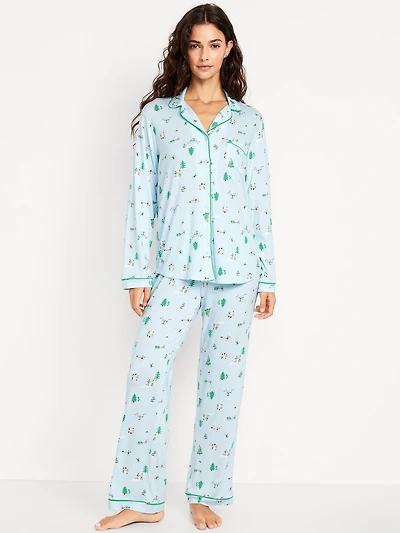 Sunday Sleep Knit Jersey Pant Set