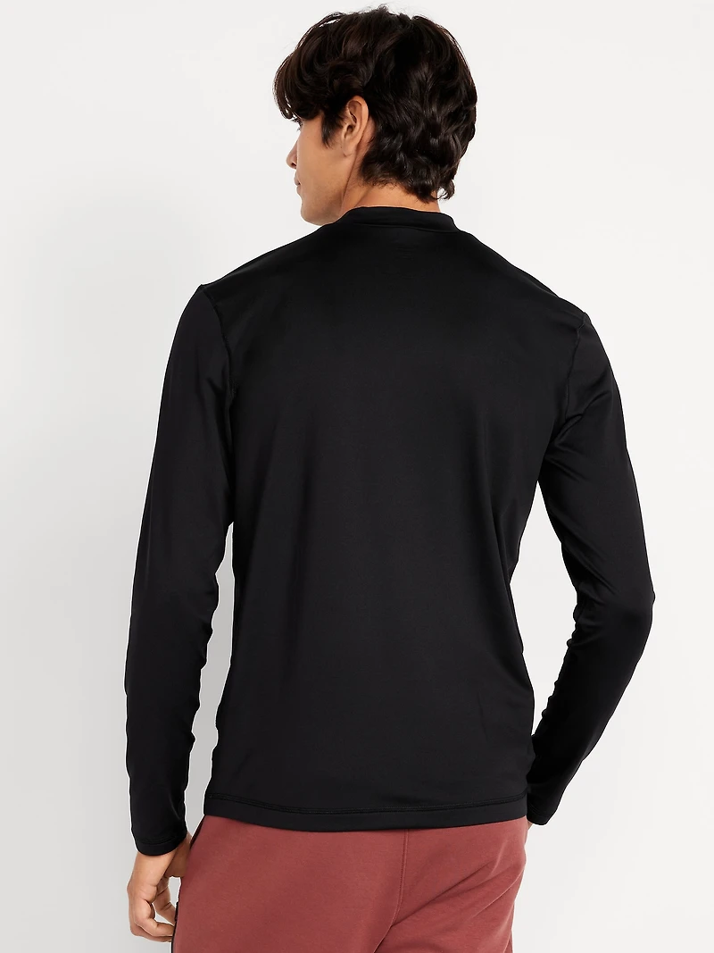 Mock-Neck Long-Sleeve Baselayer Top