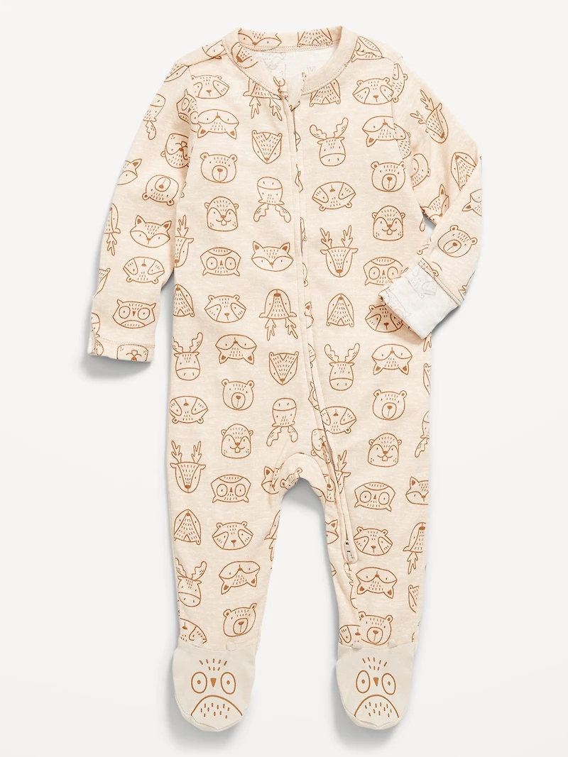 2-Way-Zip Sleep & Play Footed One-Piece for Baby