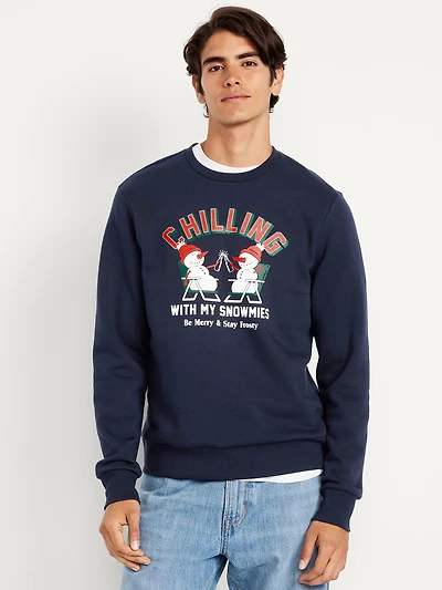 Holiday-Graphic Sweatshirt
