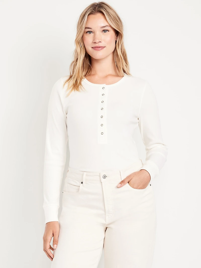 Cozy Snug Crew-Neck Henley