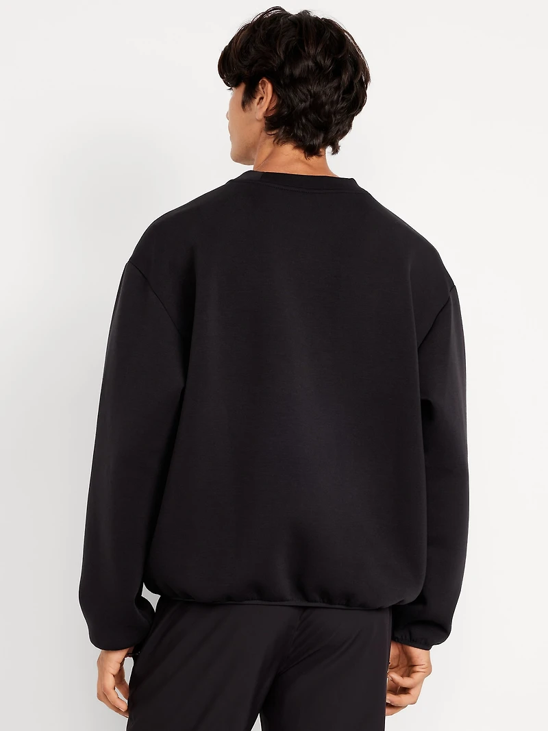 Oversized Bounce Fleece Cinched Sweatshirt