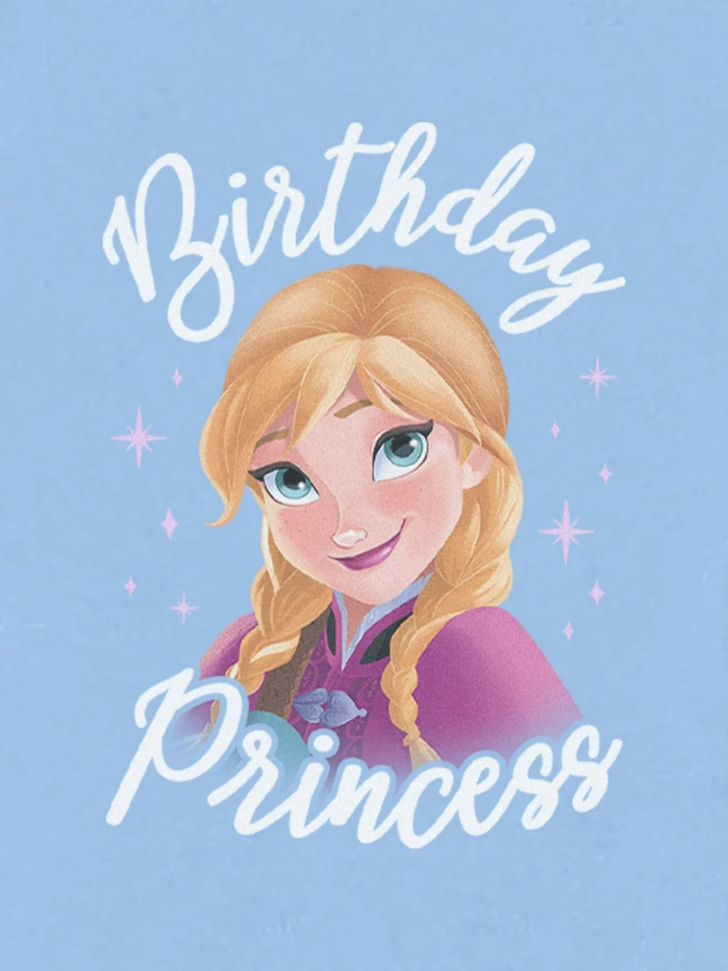 Disney Frozen Birthday Princess Graphic T-Shirt for Toddler