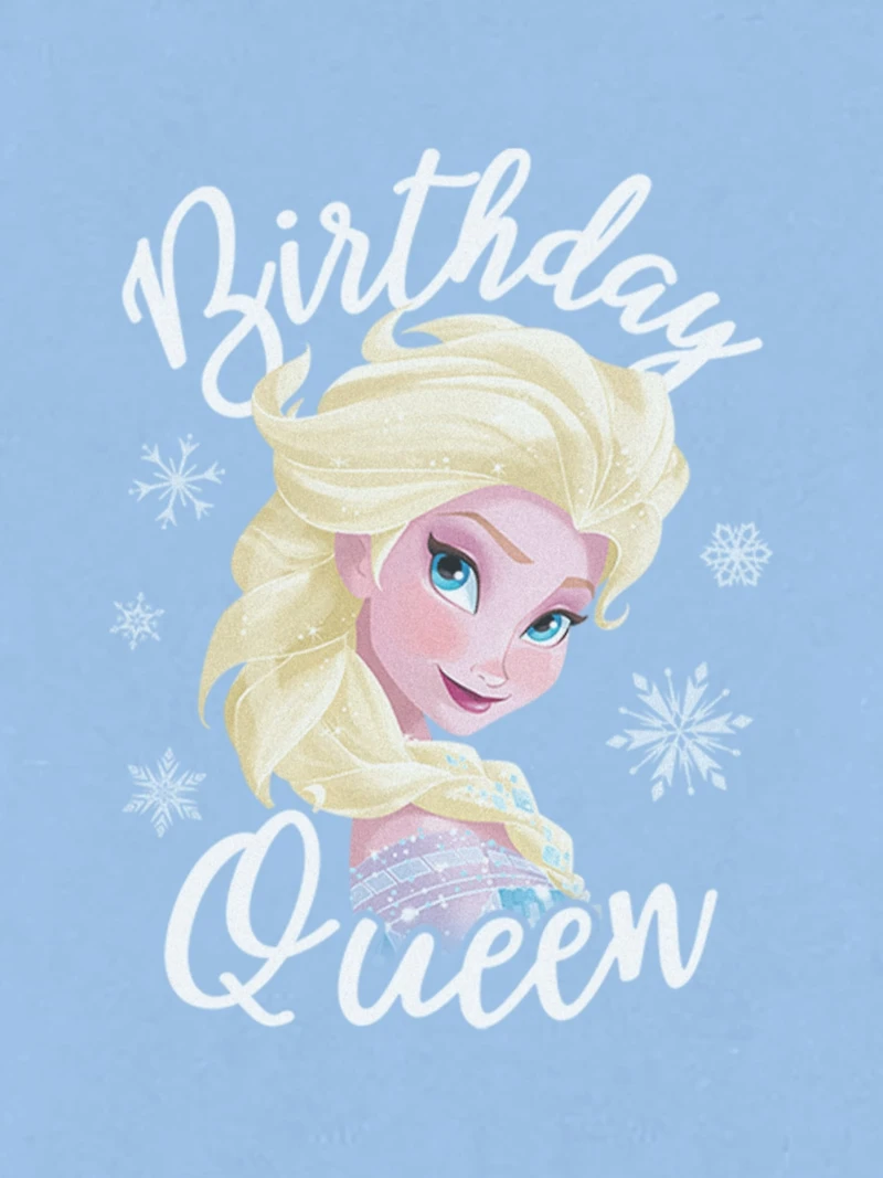 Disney Frozen Birthday Queen Graphic T-Shirt for Toddler