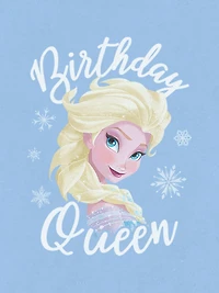 Disney Frozen Birthday Queen Graphic T-Shirt for Toddler