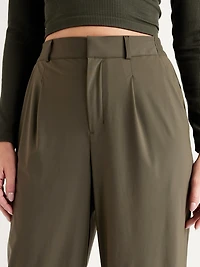 High-Waisted SleekTech Trouser Pants