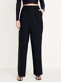 High-Waisted SleekTech Trouser Pants