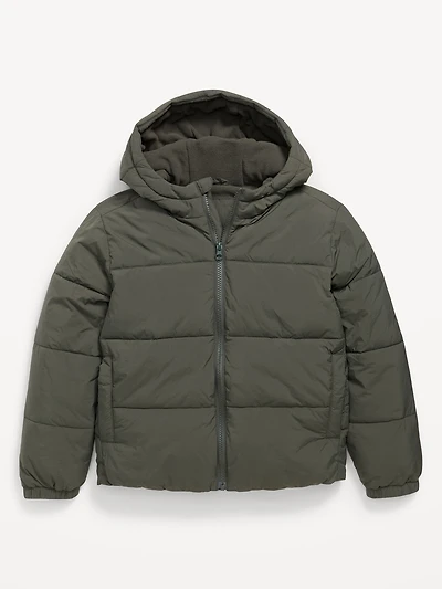 Water-Resistant Puffer Jacket for Boys