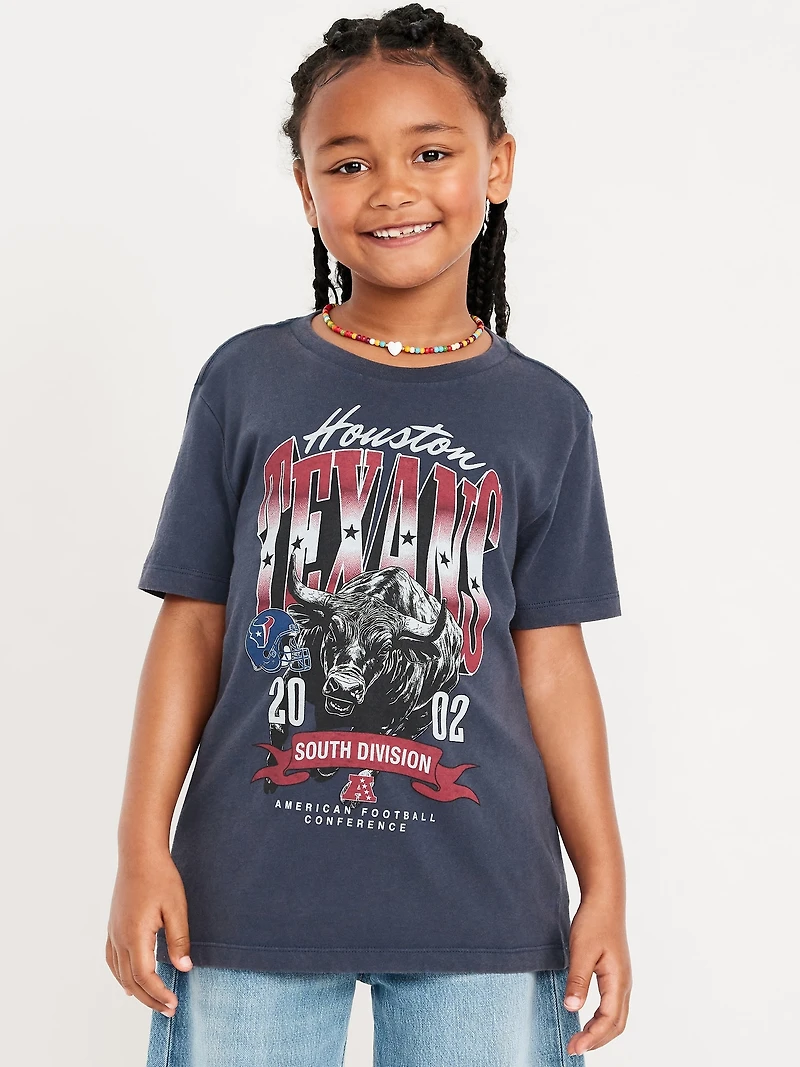 Houstan Texans Gender-Neutral Graphic T-Shirt for Kids