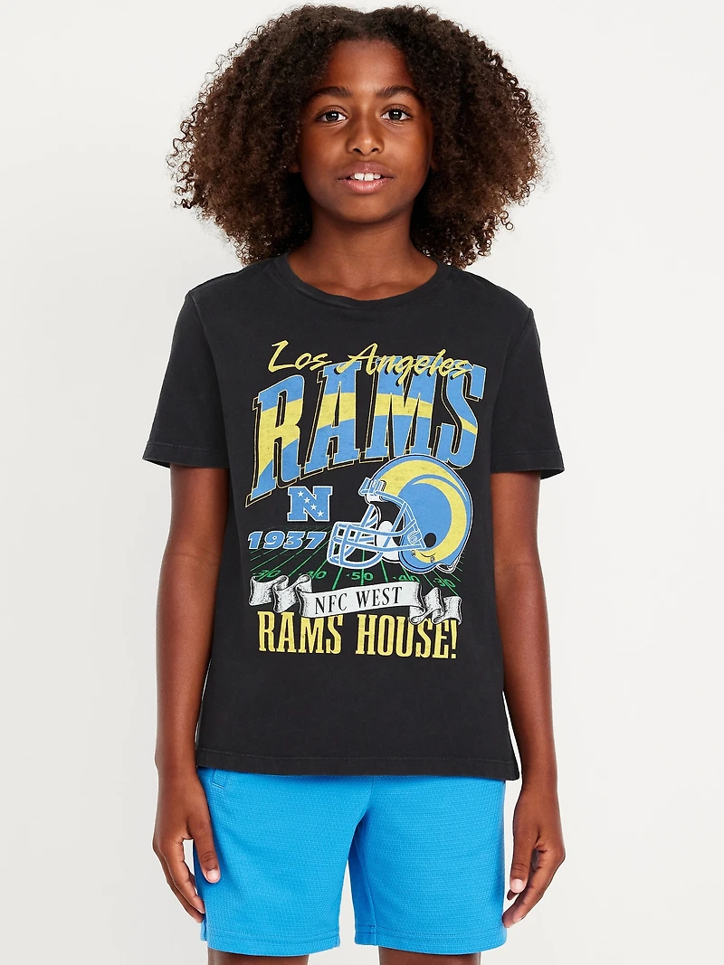 Los Angeles Rams Gender-Neutral Graphic T-Shirt for Kids