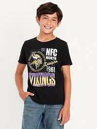 Minnesota Vikings Gender-Neutral Graphic T-Shirt for Kids