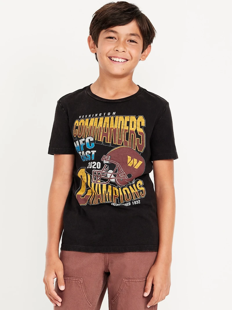 Washington Commanders Gender-Neutral Graphic T-Shirt for Kids
