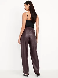 High-Waisted Billie Straight Ankle Trouser
