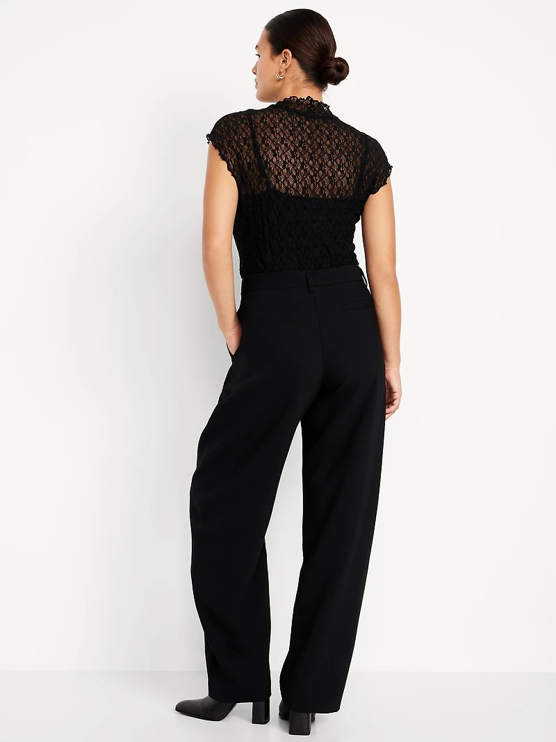 High-Waisted Taylor Barrel Ankle Pants