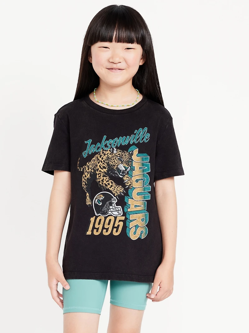 Jacksonville Jaguars Gender-Neutral Graphic T-Shirt for Kids