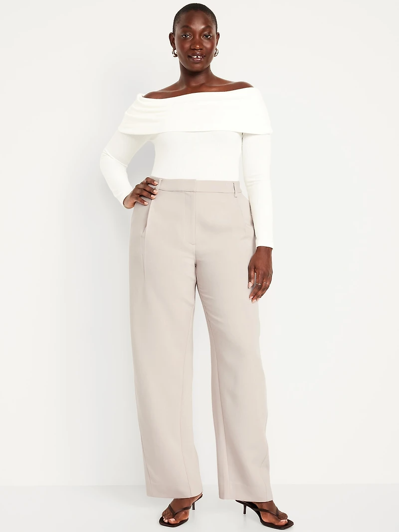 High-Waisted Taylor Barrel Ankle Pants