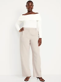 High-Waisted Taylor Barrel Ankle Pants