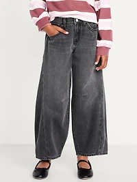 Super Baggy Barrel-Leg Jeans for Girls