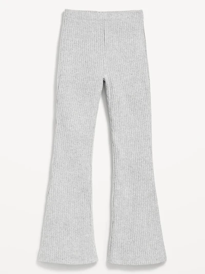 CozePlush High-Waisted Flare Leggings for Girls