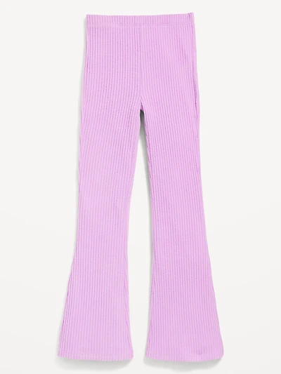 CozePlush High-Waisted Flare Leggings for Girls