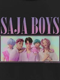 K-Pop Demon Hunters Saja Boys Group Graphic T-Shirt For Girls