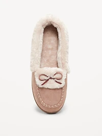Cozy-Lined Moccasin Slippers for Women