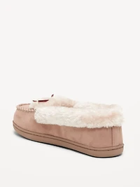 Cozy-Lined Moccasin Slippers for Women
