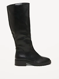 Faux-Leather Tall Boots for Women