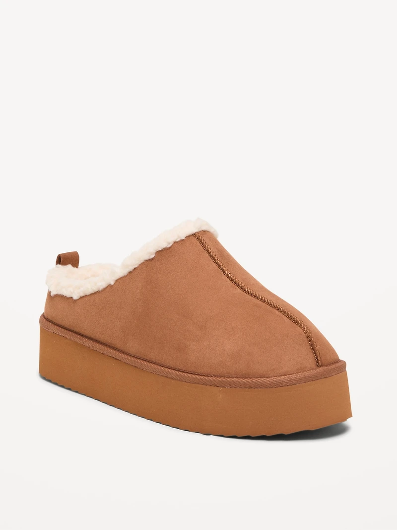 Platform Mule Slippers for Women