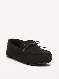 Faux-Suede Sherpa-Lined Moccasins for Men