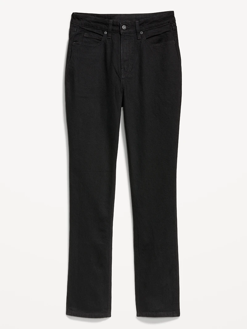 Curvy Extra High-Waisted Straight Jeans