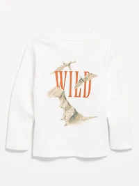 Long-Sleeve Unisex Graphic T-Shirt for Toddler