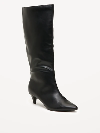 Tall Kitten Heel Boots for Women