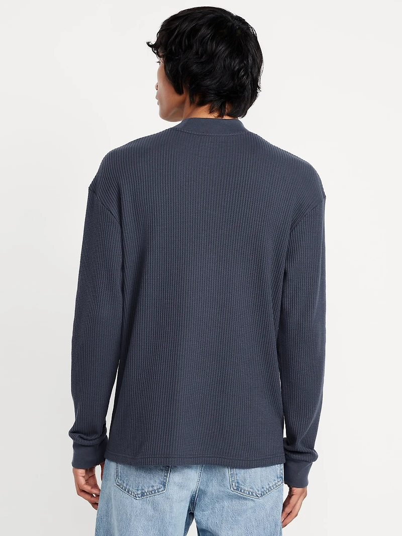 Heavyweight Long-Sleeve Waffle T-Shirt