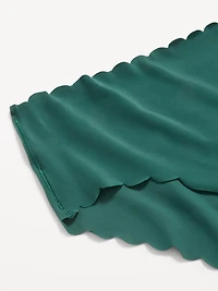 Low-Rise No-Show Scalloped Hipster Underwear