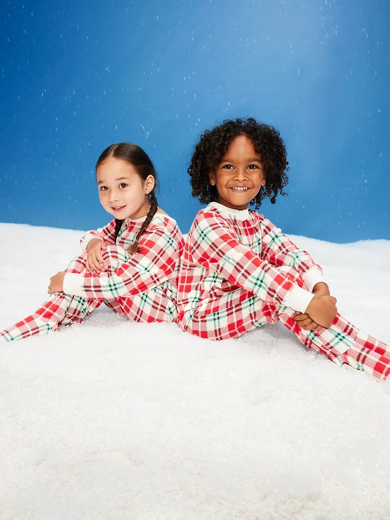 2-Way-Zip Microfleece Pajama One-Piece for Toddler & Baby