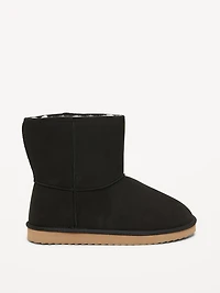 Faux-Suede Faux-Fur Lined Boots for Girls