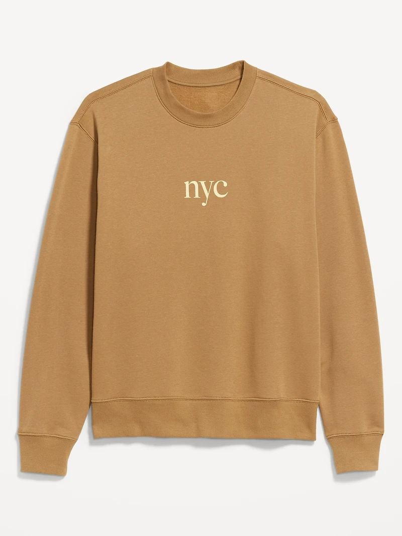 Oversized Graphic Rotation Sweatshirt