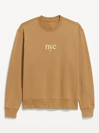 Oversized Graphic Rotation Sweatshirt