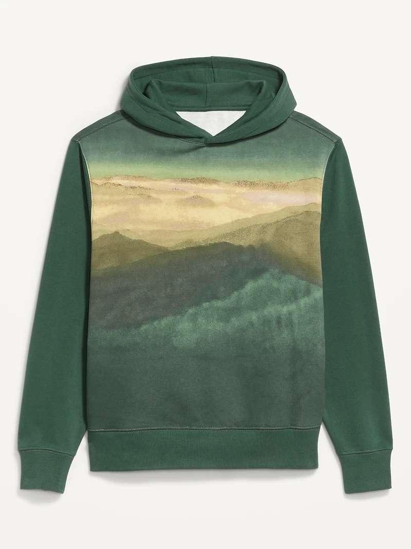 Rotation Graphic Popover Hoodie