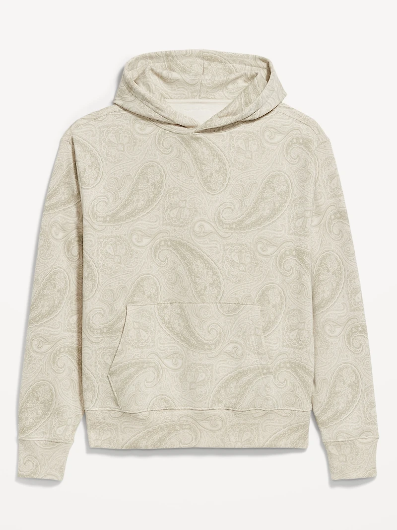 Oversized Rotation Printed Popover Hoodie